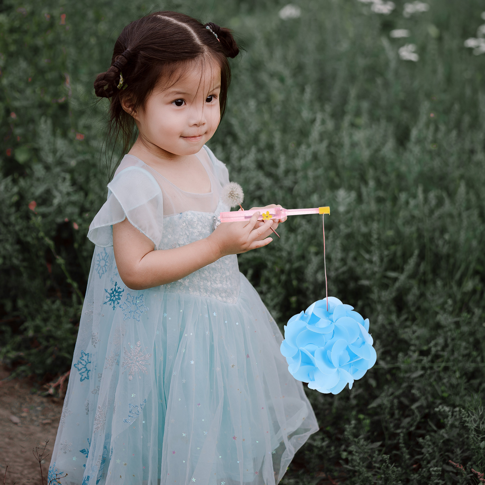 Home Decor Garden - 4Sets Paper Flower Lantern DIY Set
