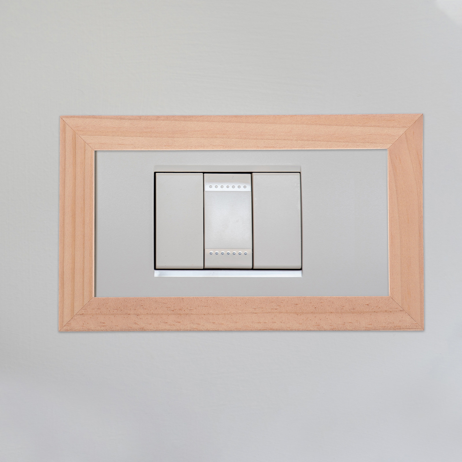 Home Decor Outlet - 2-Slot Switch Outlet Wall Plate Wood