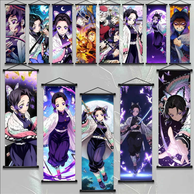 Home Decor Happy - Shinobu Kocho Demon Slayer Art Fabric