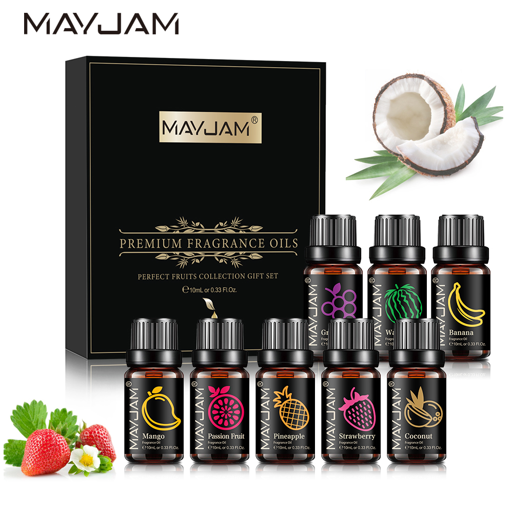 Scented Candle Set - MAYJAM Fragrance Oils Set 8pcs Gift