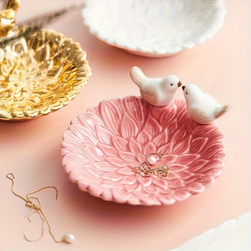 Ceramic Trinket Dish - New Cute Bird Dim Sum Ceramic