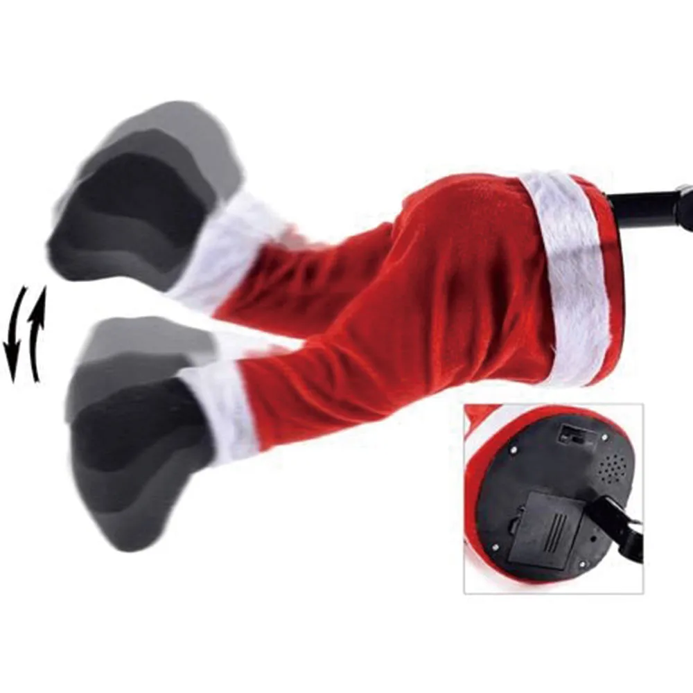Home Decor Trends 2025 - Funny Christmas Tree Decorations Electric Santa