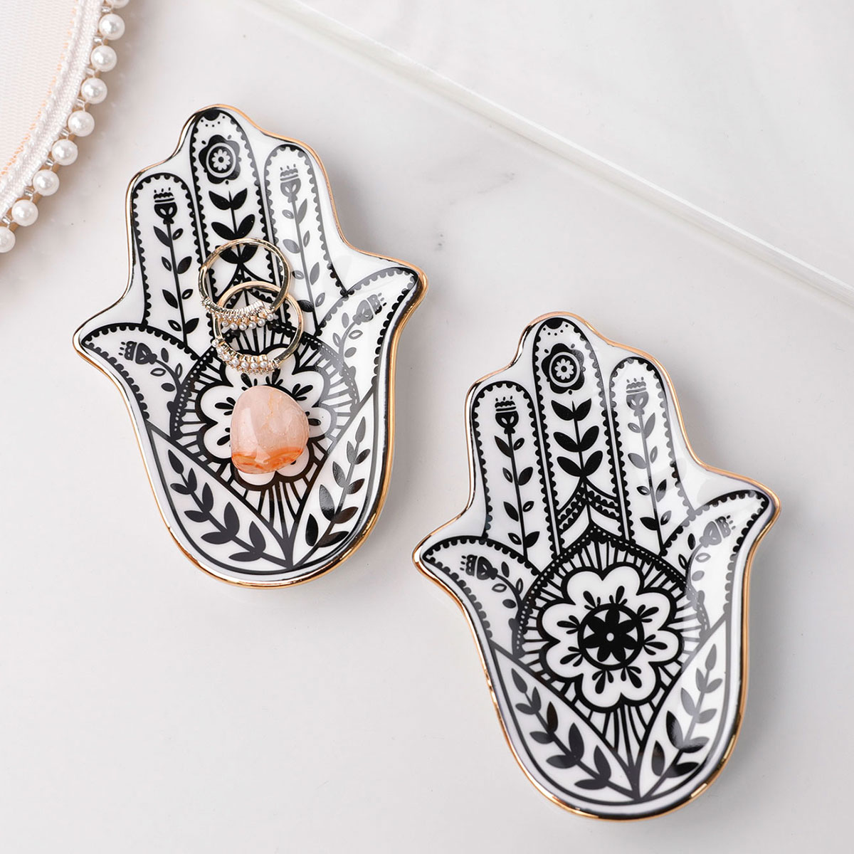 Ceramic Hand Trinket Dish, Sma - огляд і ціна Ceramic Trinket Dish