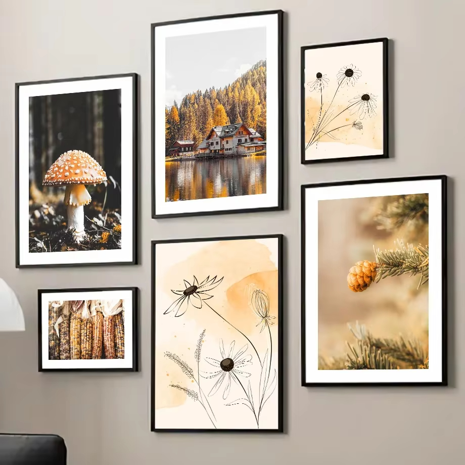 Autumn Forest Corn Pumpkin Squ - огляд і ціна Home Decor Free Images
