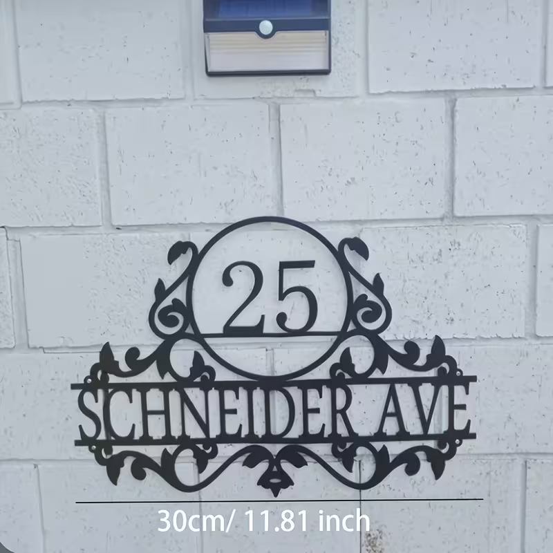 Custom Metal House Number & St - огляд і ціна Home Decor Happy