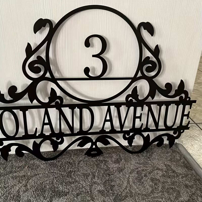 Custom Metal House Number & St - огляд і ціна Home Decor Happy