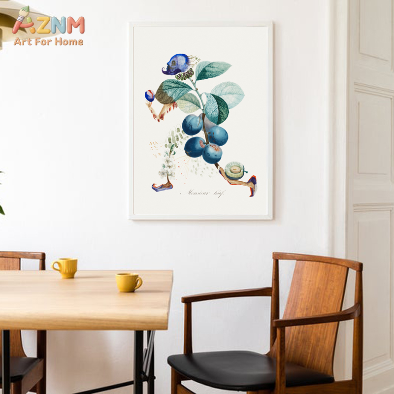 AZNM Surreal Botanical Fruit F - огляд і ціна Abstract Oil Painting