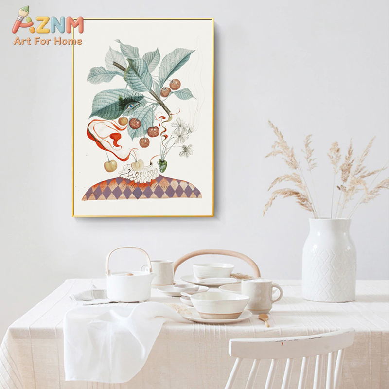 AZNM Surreal Botanical Fruit F - огляд і ціна Abstract Oil Painting