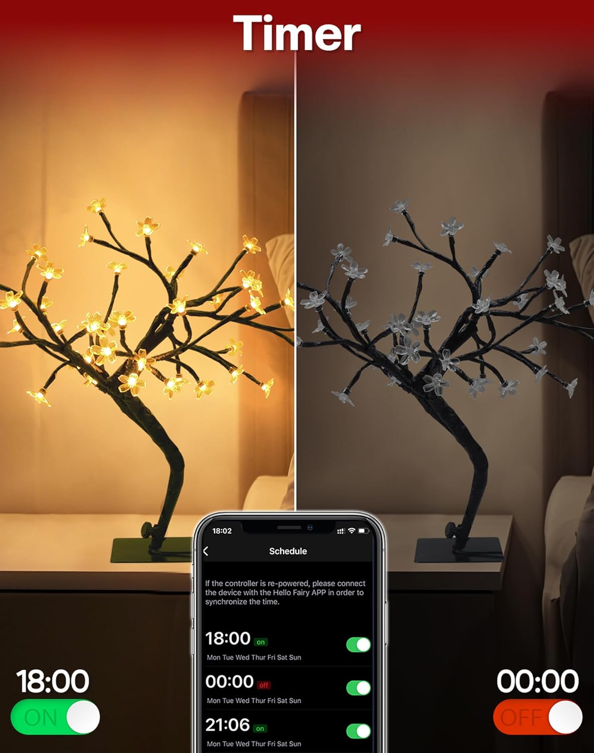Smart USB Cherry Blossom Tree  - огляд і ціна Home Decor App Free