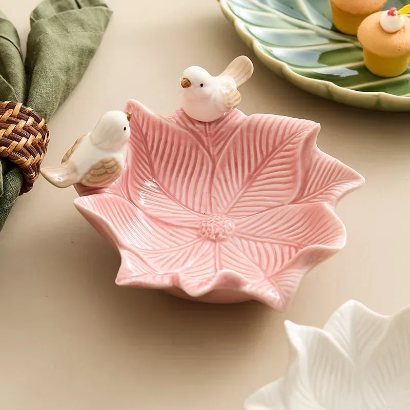 Cute Bird Tray Ceramic Jewelry - огляд і ціна Ceramic Trinket Dish