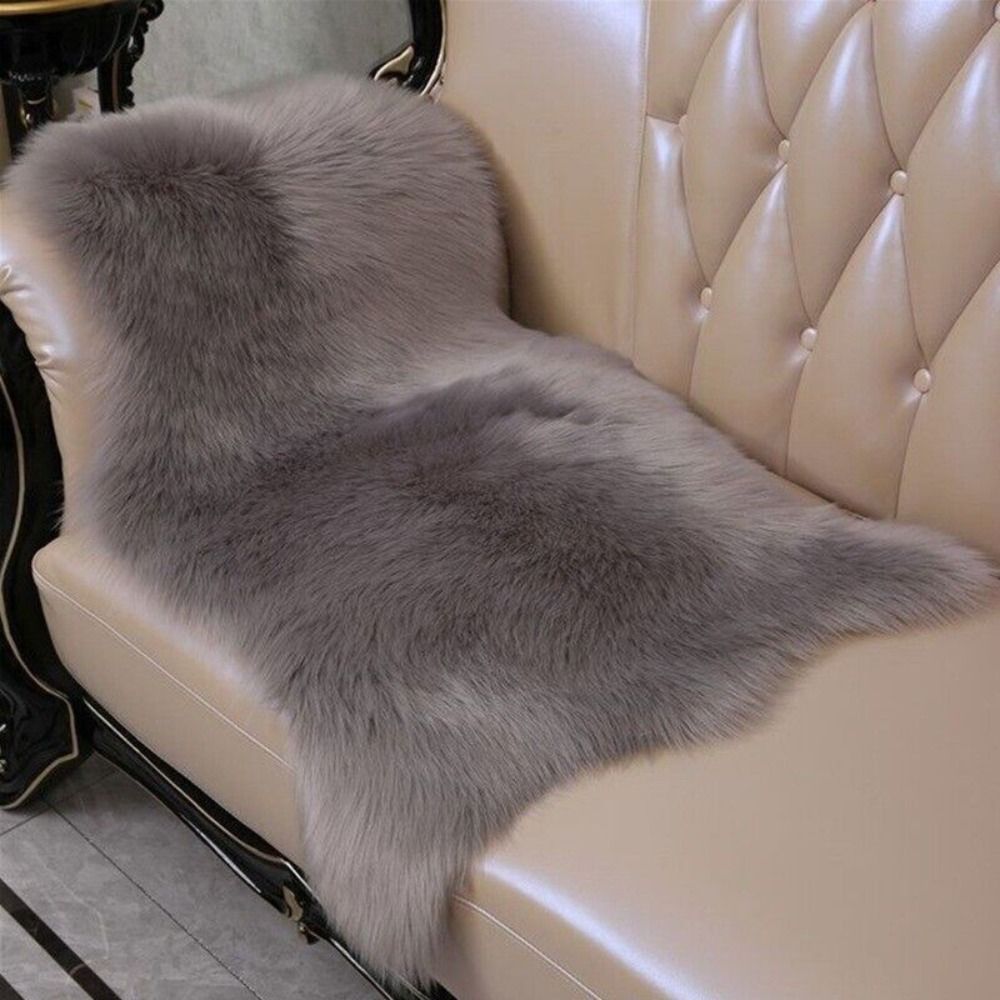 Imitation Wool Non Slip Fluffy - огляд і ціна Cowhide Rug Faux