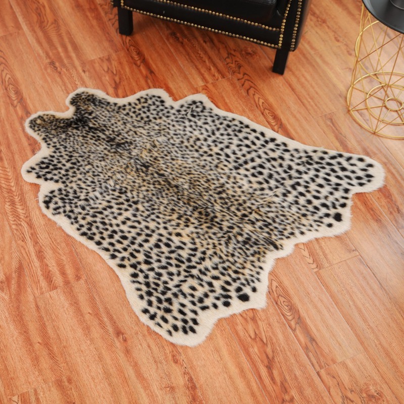 Leopard Cow Print Rug Faux Hid - огляд і ціна Cowhide Rug Faux