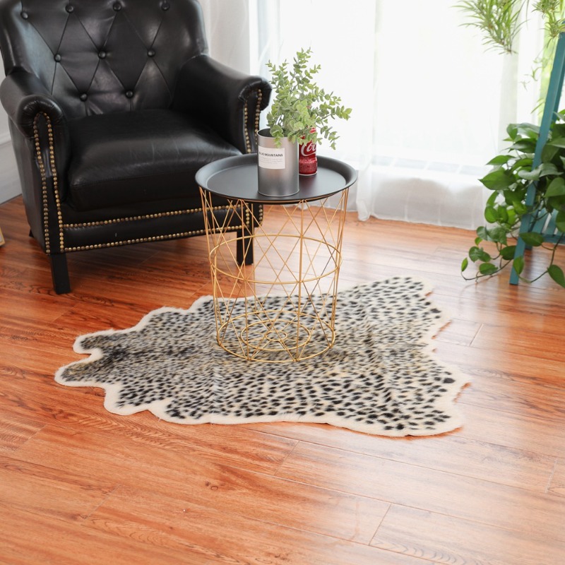 Leopard Cow Print Rug Faux Hid - огляд і ціна Cowhide Rug Faux