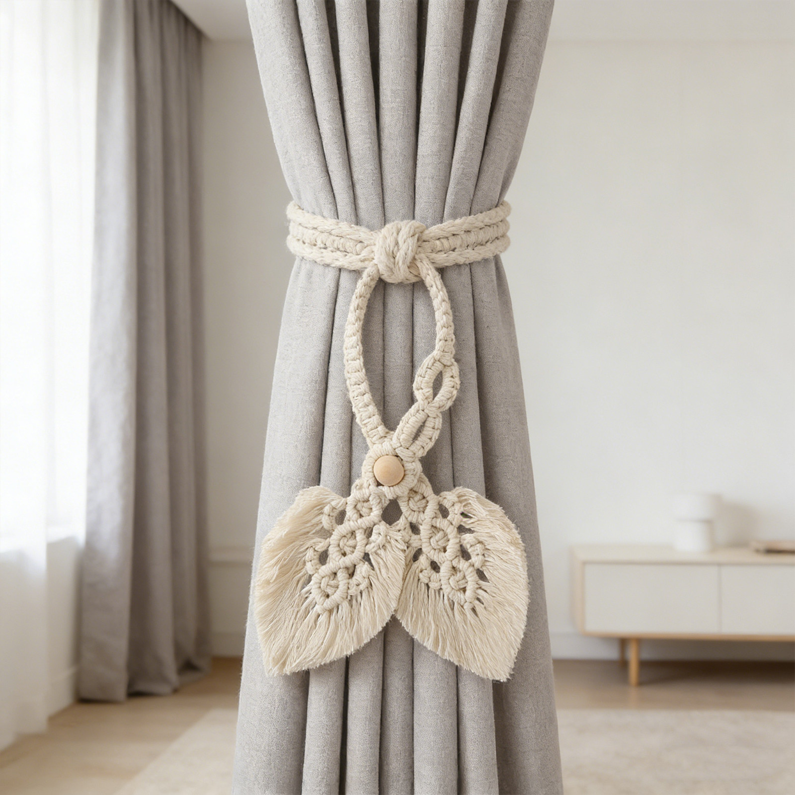 1Pcs Chic Bohemian Curtain Tie - огляд і ціна Home Decor Curtain