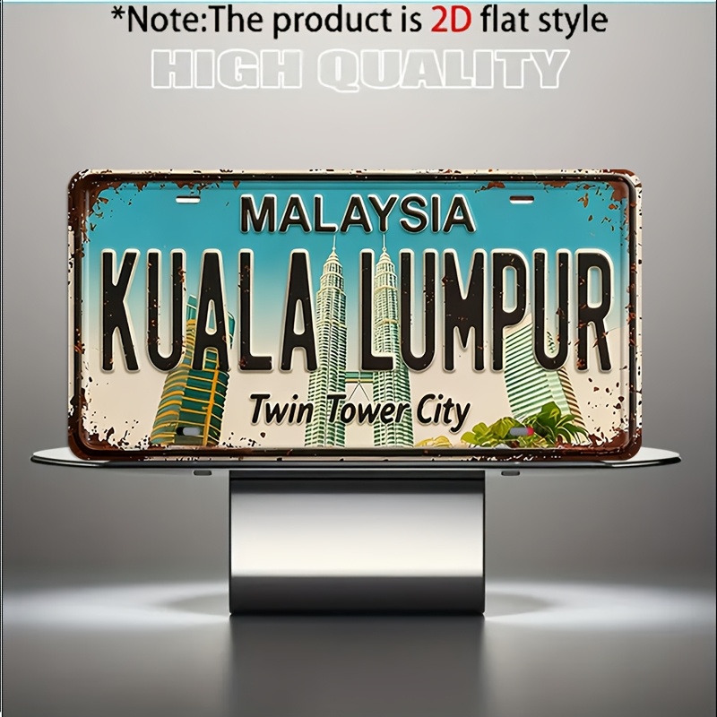 2D Flat, 1pc Vintage Kuala Lum - огляд і ціна Home Decor Kuala Lumpur