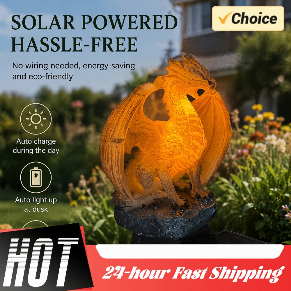 Dragon Solar Garden Light Ener - огляд і ціна Home Decor Garden