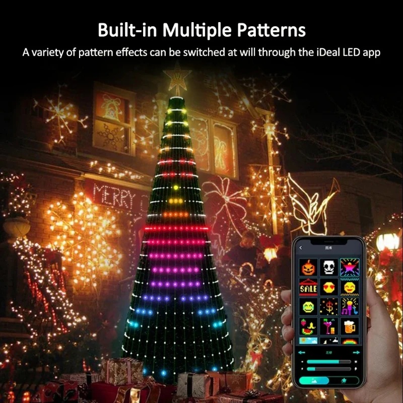 Christmas Star Tree Lights RGB - огляд і ціна Home Decor App Free