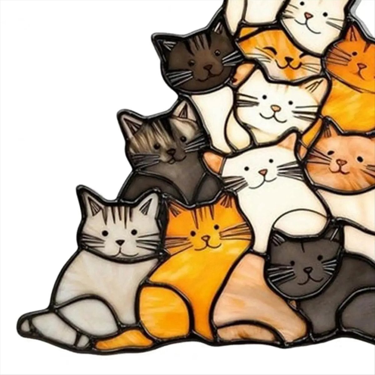 [N84R] Cat Sun Catcher Acrylic - огляд і ціна Home Christmas Decor