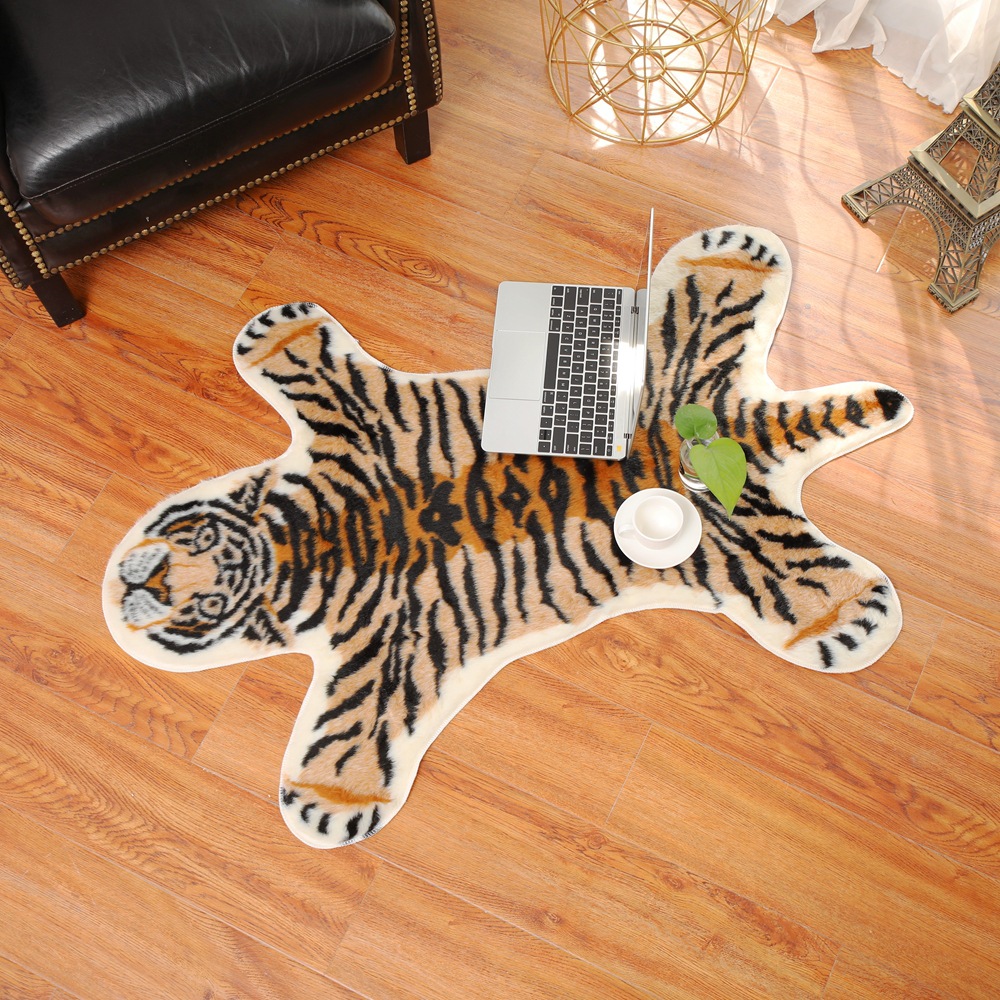 Tiger Printed Rug Cow Leopard  - огляд і ціна Cowhide Rug Faux
