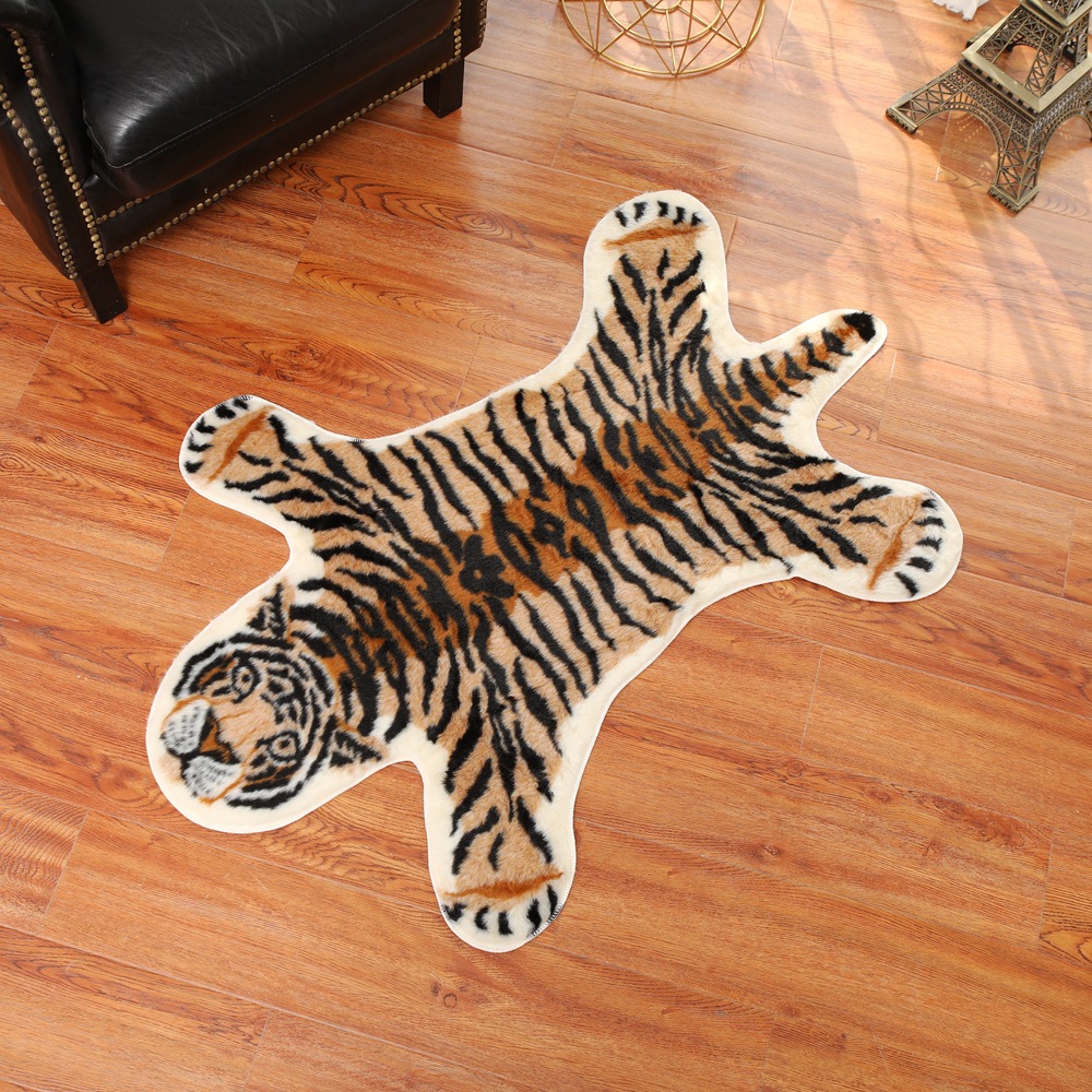 Tiger Printed Rug Cow Leopard  - огляд і ціна Cowhide Rug Faux