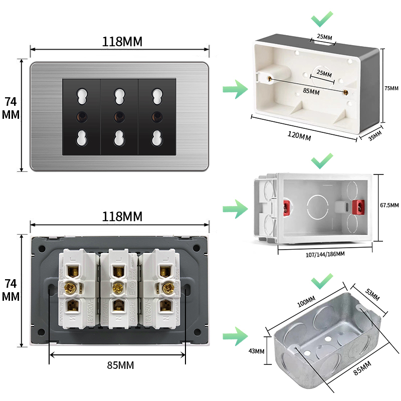 ELEGAN Black Stainless Panel I - огляд і ціна Home Decor Outlet