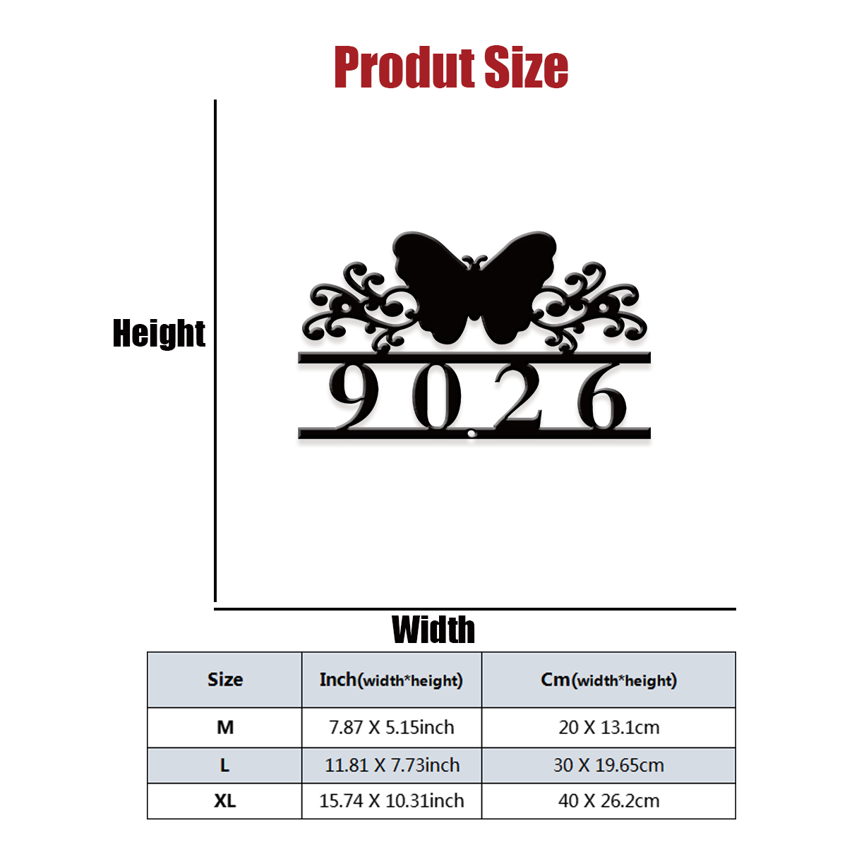 1Pc Custom butterfly Metal Str - огляд і ціна Home Decor Garden