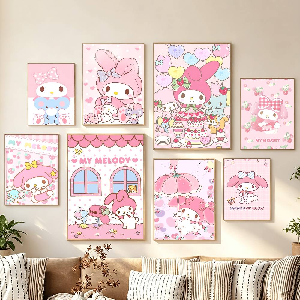1PC Cute Cartoon My M-Melody P - огляд і ціна Abstract Oil Painting