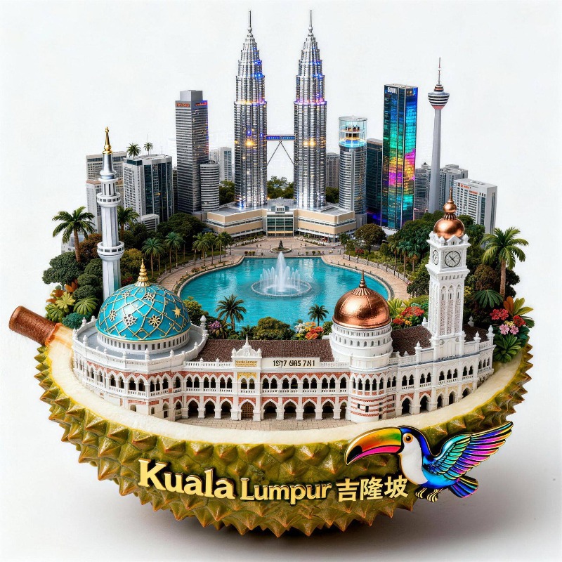 Malaysia Fridge Magnets Metal  - огляд і ціна Home Decor Kuala Lumpur
