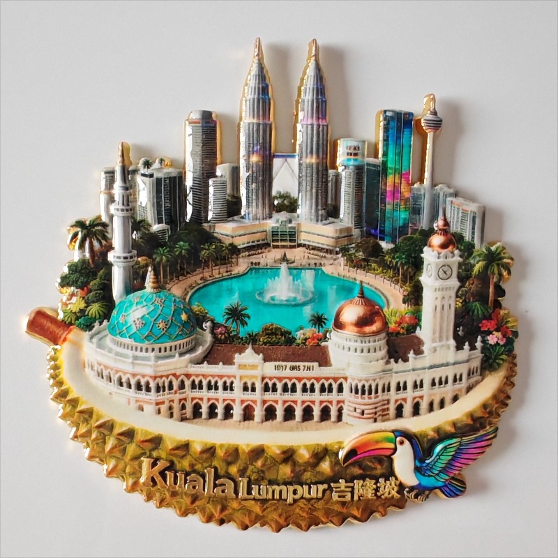 Malaysia Fridge Magnets Metal  - огляд і ціна Home Decor Kuala Lumpur