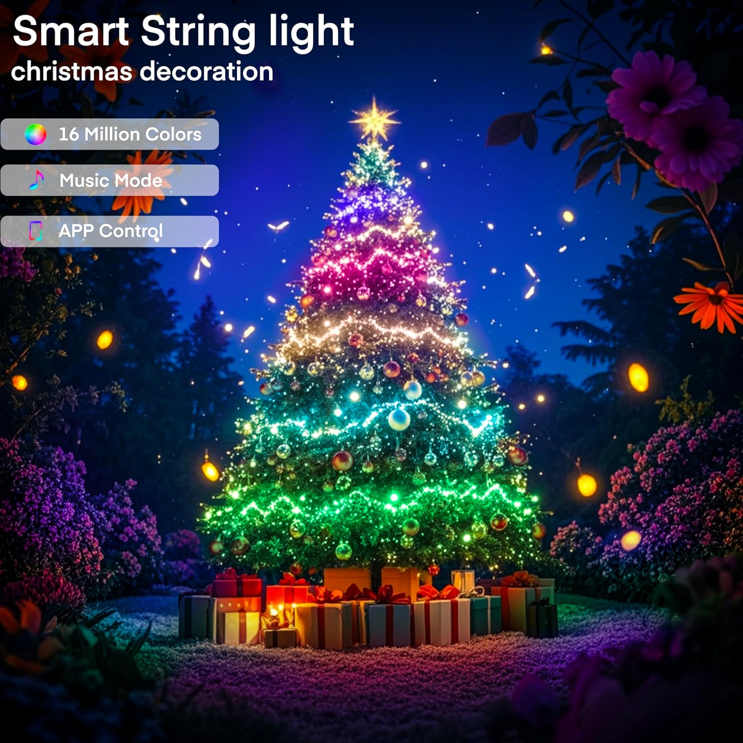 WS2812B RGBIC LED String Light - огляд і ціна Home Decor App Free
