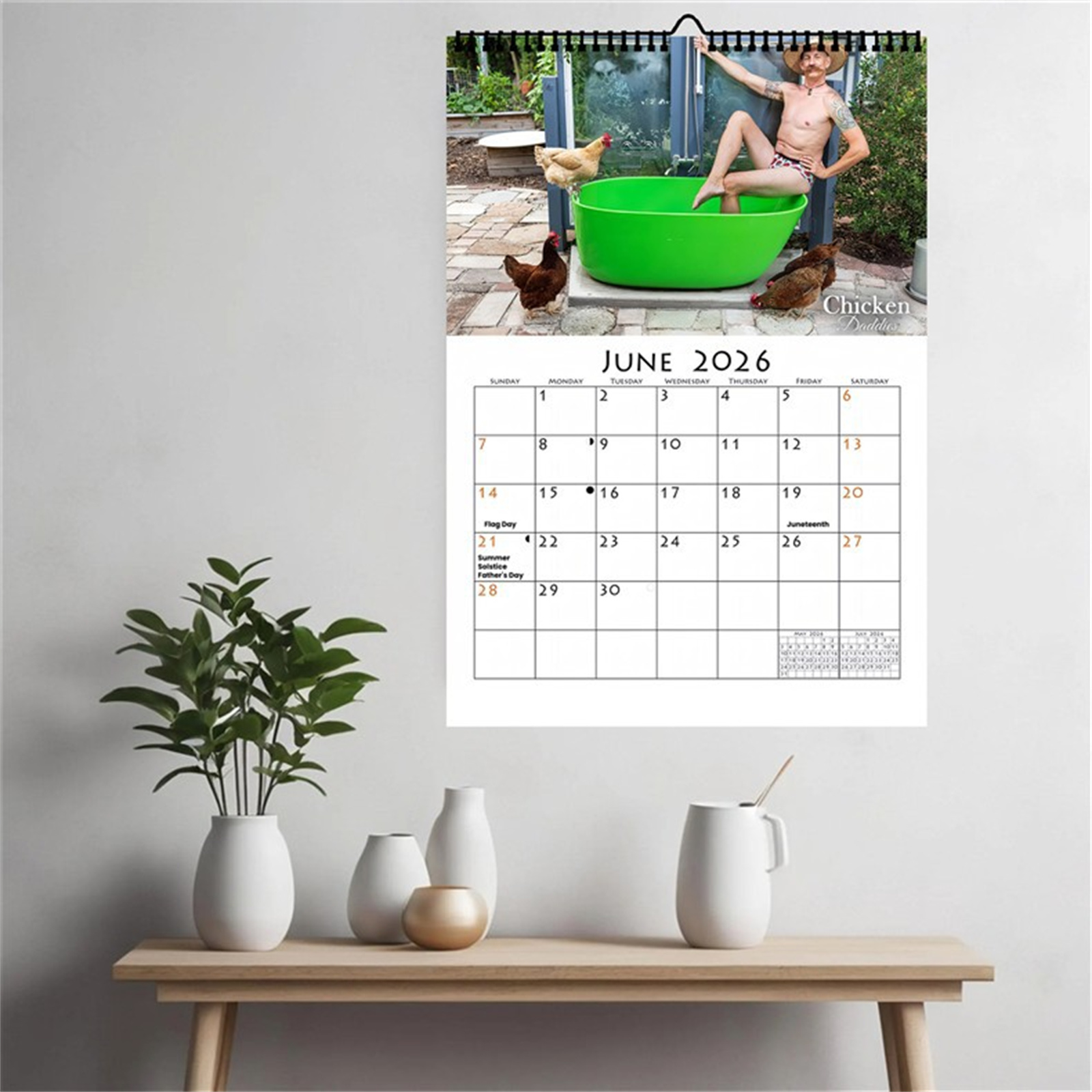 2026 Funny Chicken Daddy Wall  - огляд і ціна Home Decor Happy