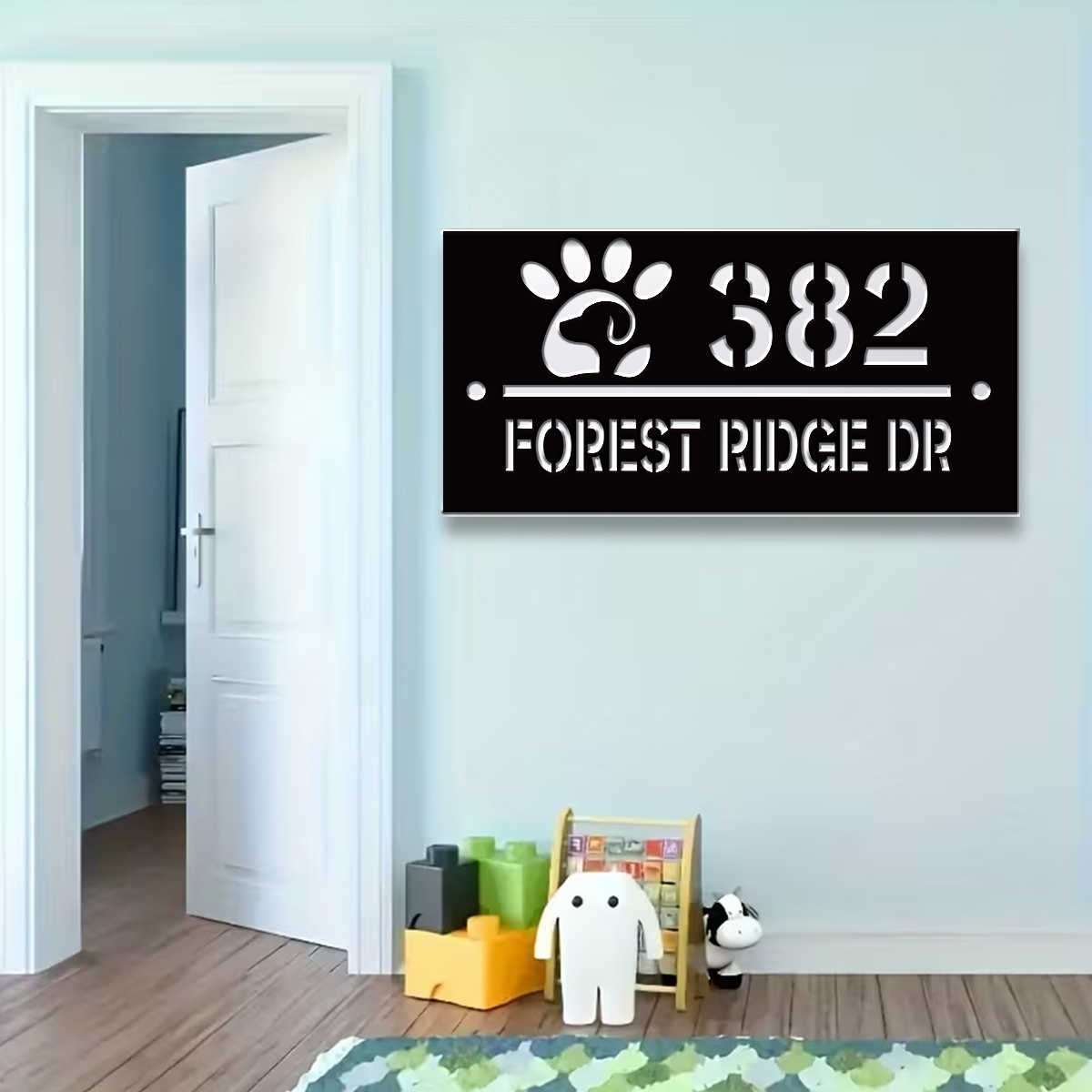 1Pc Custom cute pet Number&Tex - огляд і ціна Home Decor Garden