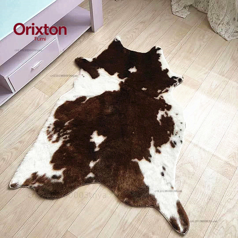 Tiger Printed Rug Cow Leopard  - огляд і ціна Cowhide Rug Faux