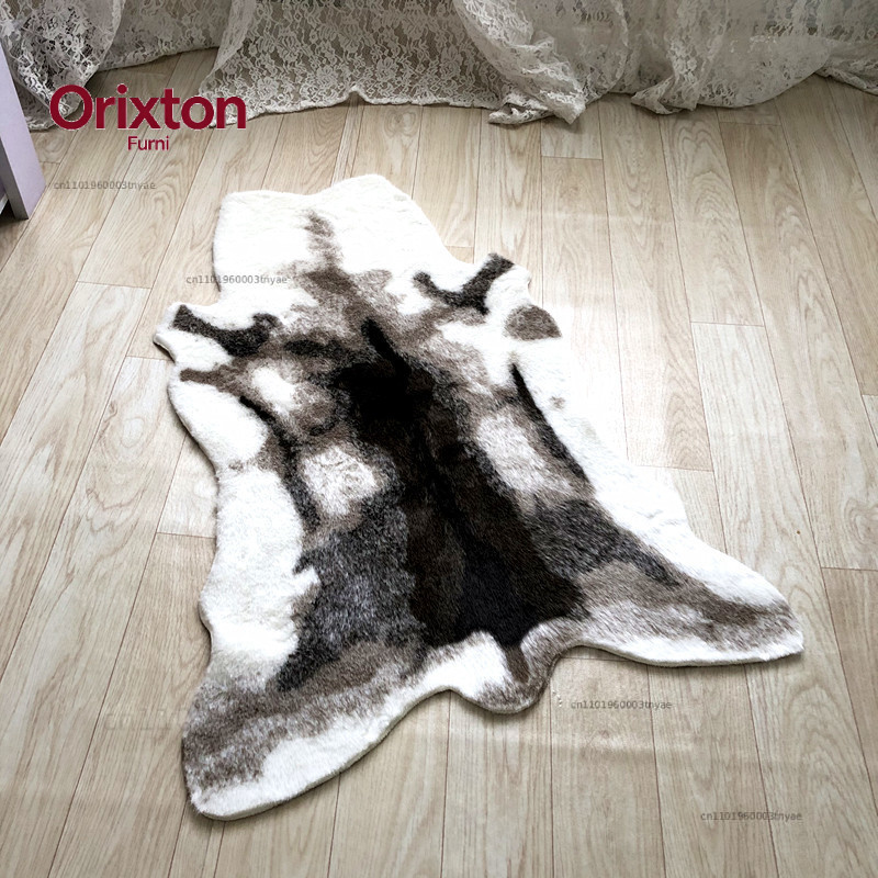 Tiger Printed Rug Cow Leopard  - огляд і ціна Cowhide Rug Faux