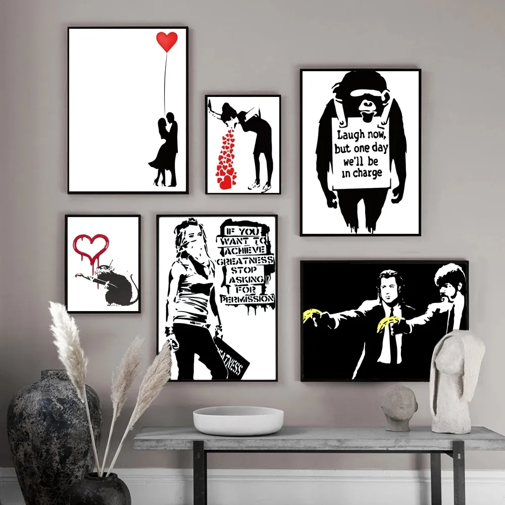 Frameless,Girl and Red Balloon - огляд і ціна Abstract Oil Painting