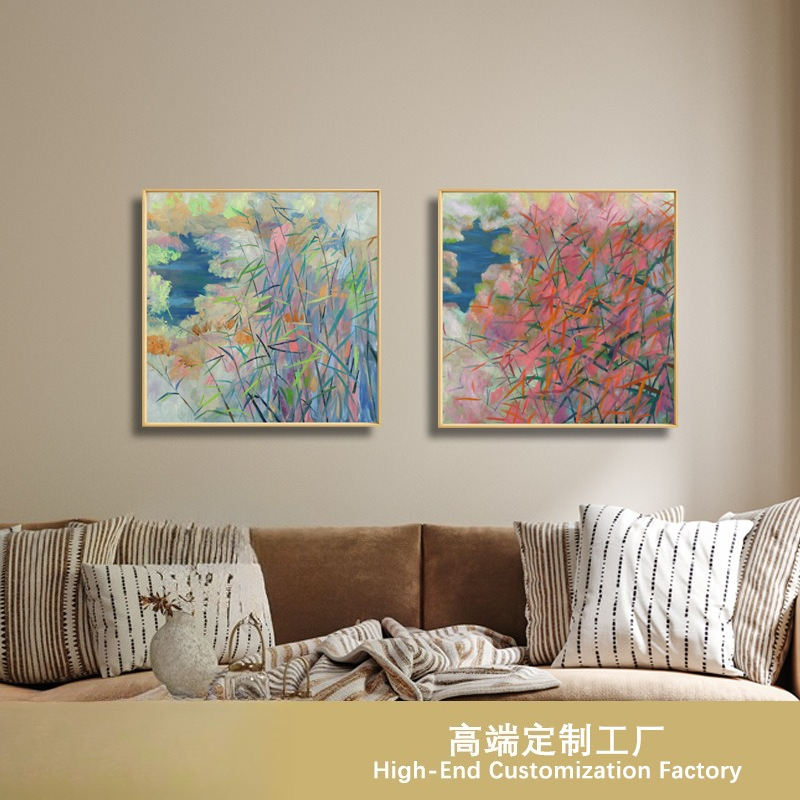 High-class living room decorat - огляд і ціна Abstract Oil Painting