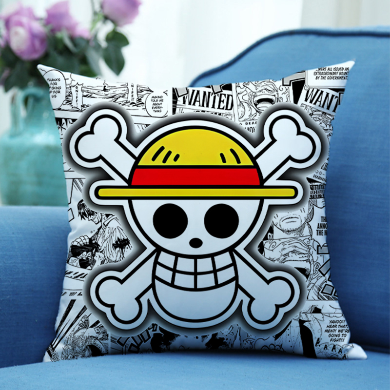 Cartoon One Piece Pillowcase P - огляд і ціна Home Decor Sofa