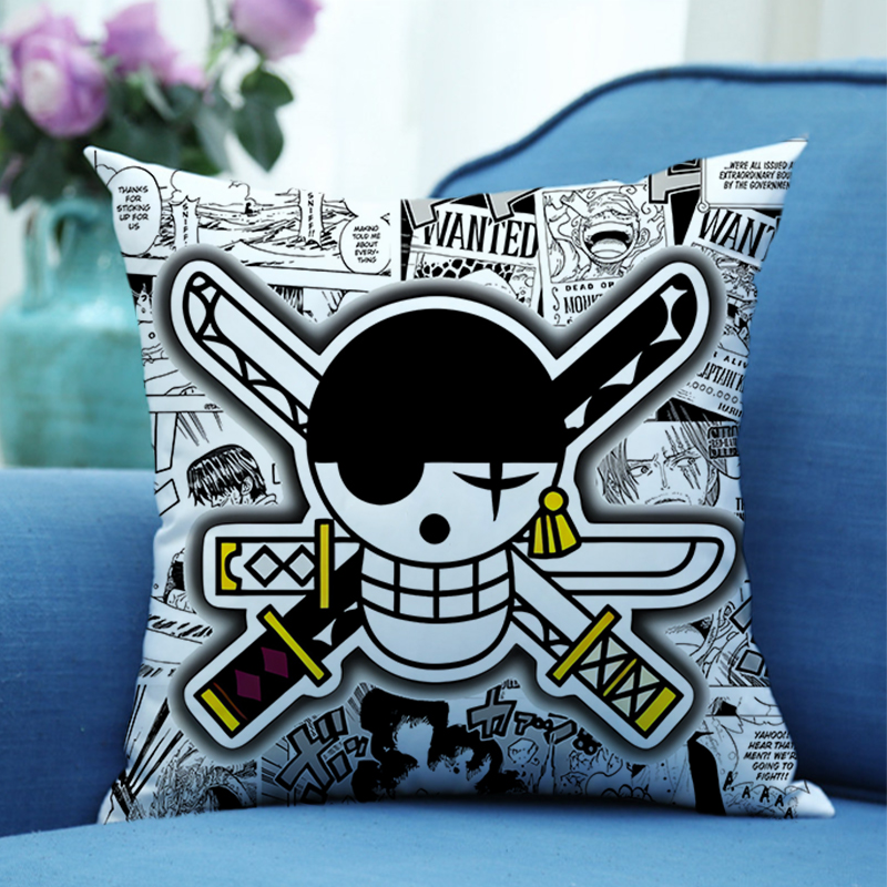 Cartoon One Piece Pillowcase P - огляд і ціна Home Decor Sofa