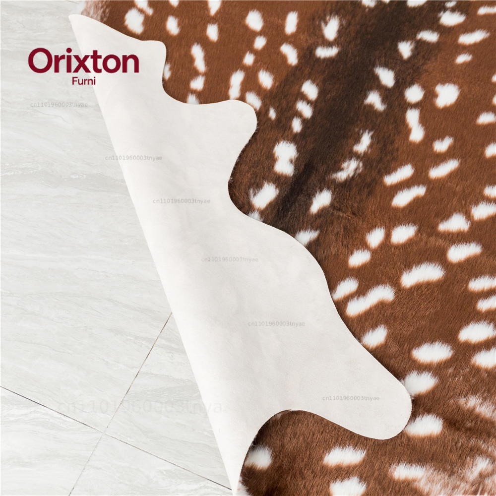 Fashion Hot Faux Deer Printed  - огляд і ціна Cowhide Rug Faux