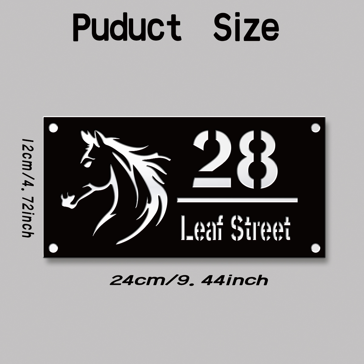1Pc Custom home Cool stallion  - огляд і ціна Home Decor Garden