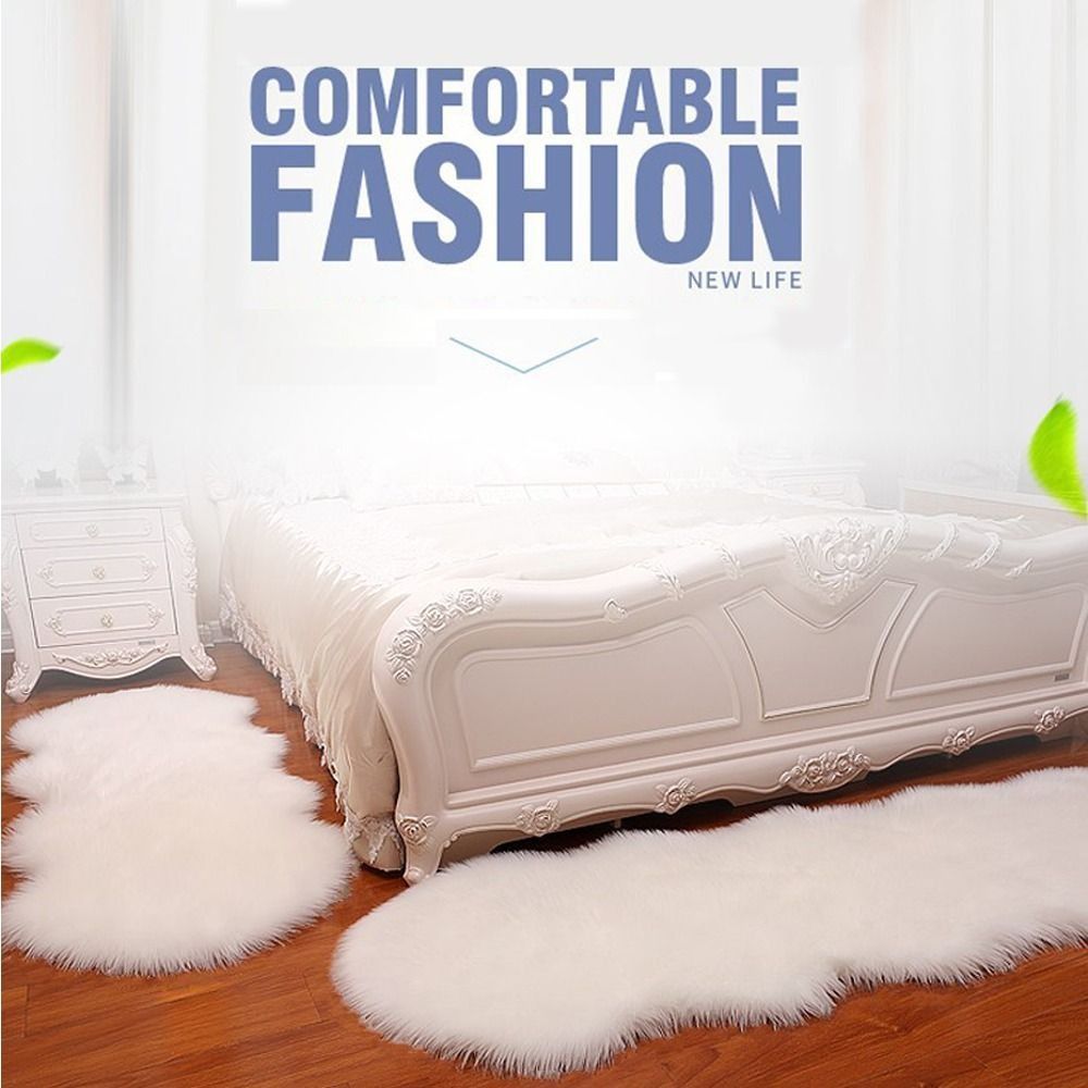Imitation Wool Washable Fluffy - огляд і ціна Cowhide Rug Faux