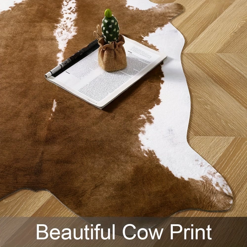 American Style Faux Fur Cowhid - огляд і ціна Cowhide Rug Faux