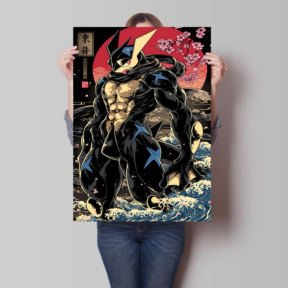 Canvas Prints Pokemon Greninja - огляд і ціна Home Decor Free Images