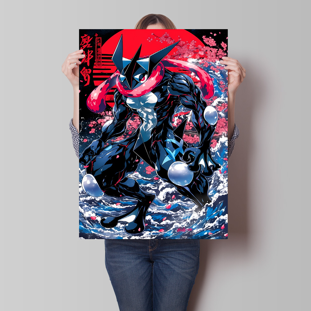 Canvas Prints Pokemon Greninja - огляд і ціна Home Decor Free Images
