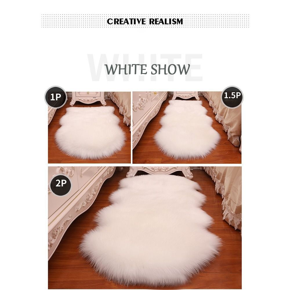 Artificial Sheepskin Long Hair - огляд і ціна Cowhide Rug Faux