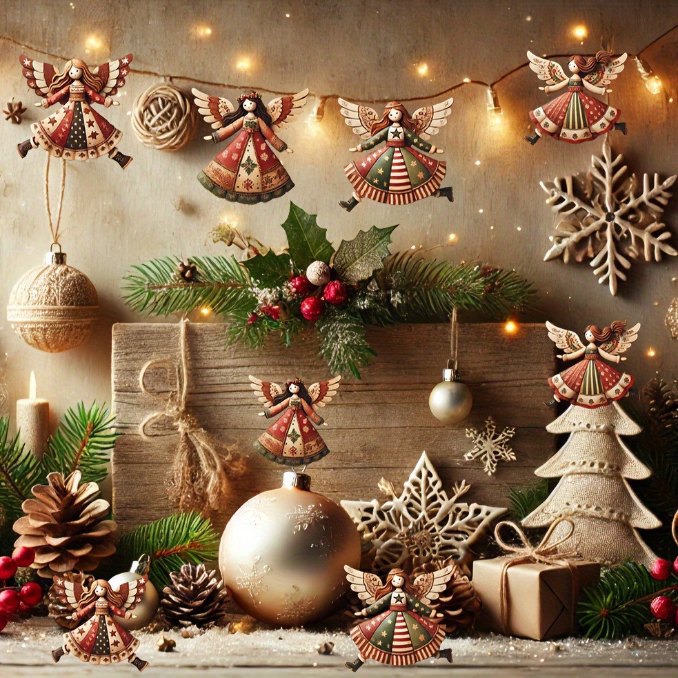4PCS/Set Vintage Angel Hanging - огляд і ціна Home Decor Trends 2025