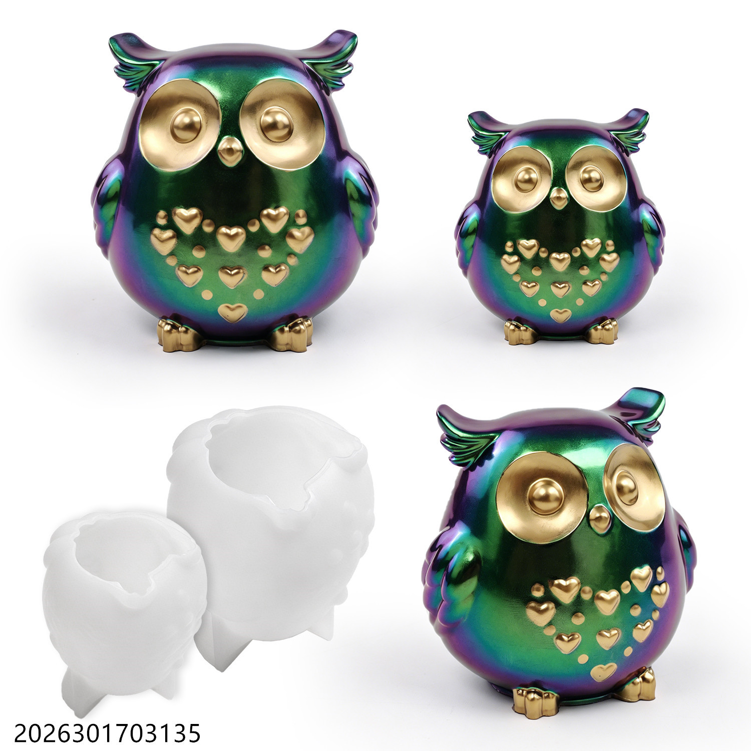 Owl Silicone Mold 3D Bird Shap - огляд і ціна Scented Candle Set