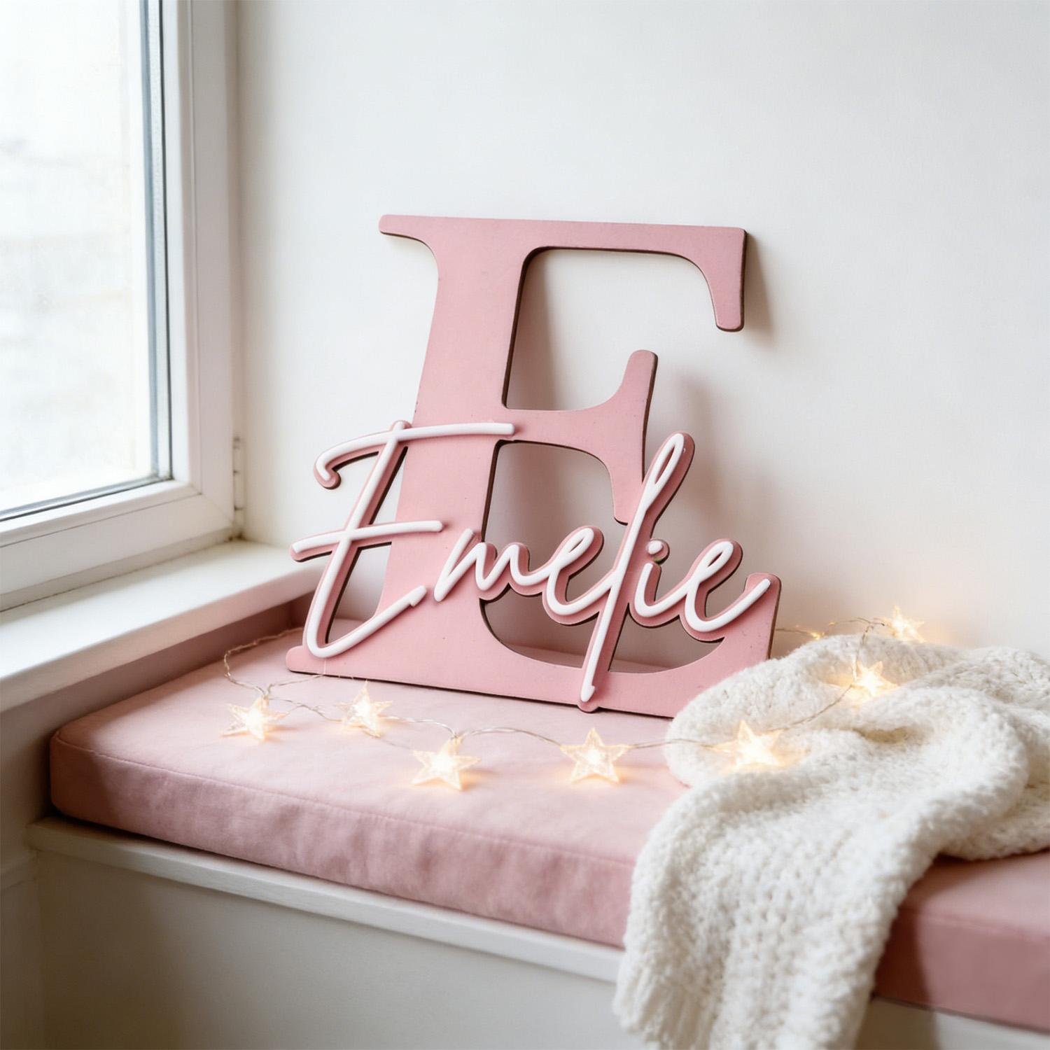 1pc Double-layer Wooden Name D - огляд і ціна Home Decor Happy