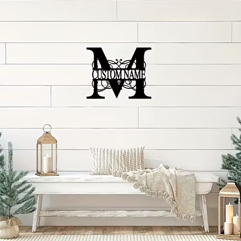 Classic Custom Monogram Metal  - огляд і ціна Home Decor Garden