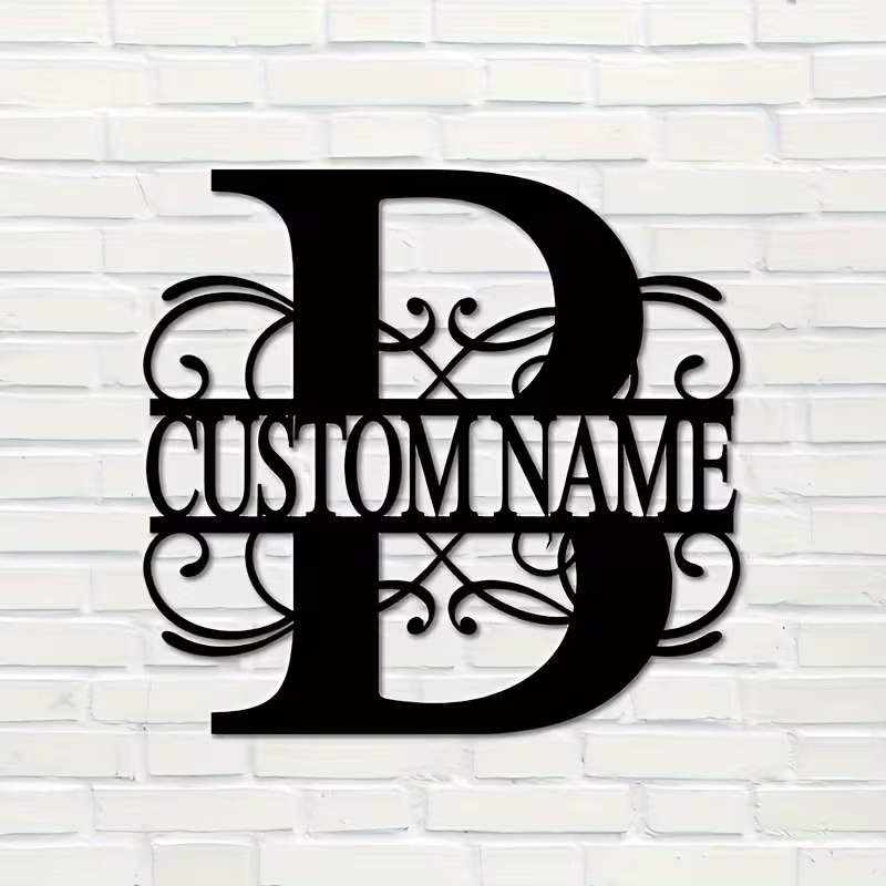 Classic Custom Monogram Metal  - огляд і ціна Home Decor Garden